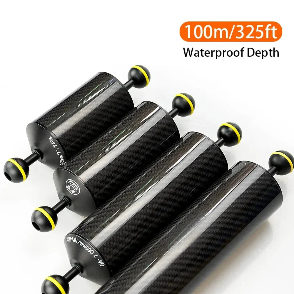 Seafrogs Diving 7/8/10/12Inch D60Mm Carbon Fiber  Float Arms