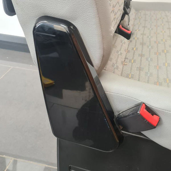 For VW T5, T5.1 Twin Seat Hinge Caps + Arm rest Styling Caps Piano Black Interior Styling