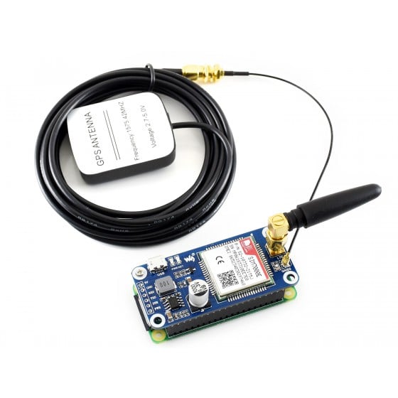 SIM7000E NB-IoT / eMTC / EDGE / GPRS / GNSS HAT for Raspberry Pi