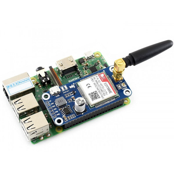 SIM7000E NB-IoT / eMTC / EDGE / GPRS / GNSS HAT for Raspberry Pi
