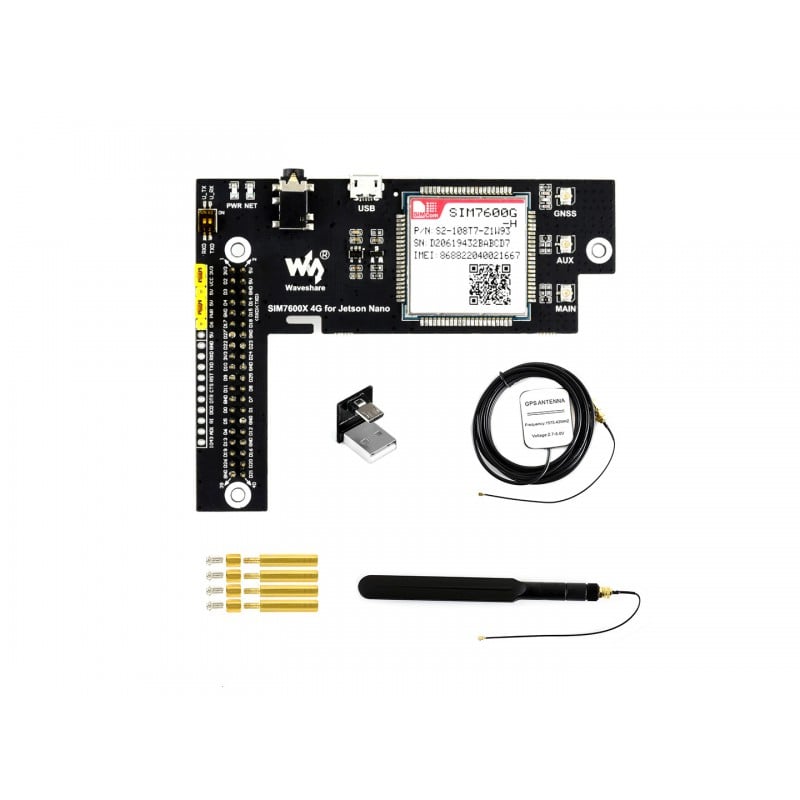 SIM7600G-H 4G / GNSS Module for Jetson Nano, LTE CAT4