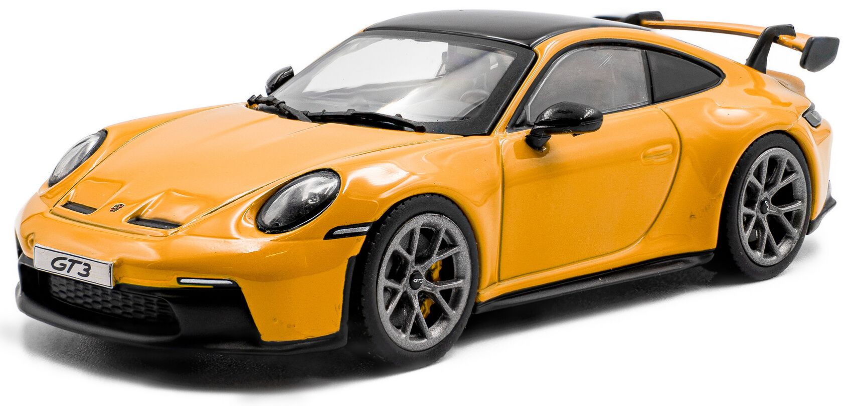 Porsche 911 992 GT3 2023 Yellow 1:43 Scale Solido Diecast Model
