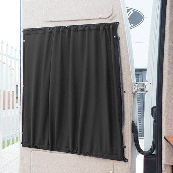 For VW Crafter Premium Window Curtains - Black/Black - CREATE YOUR OWN BUNDLE! Van-X