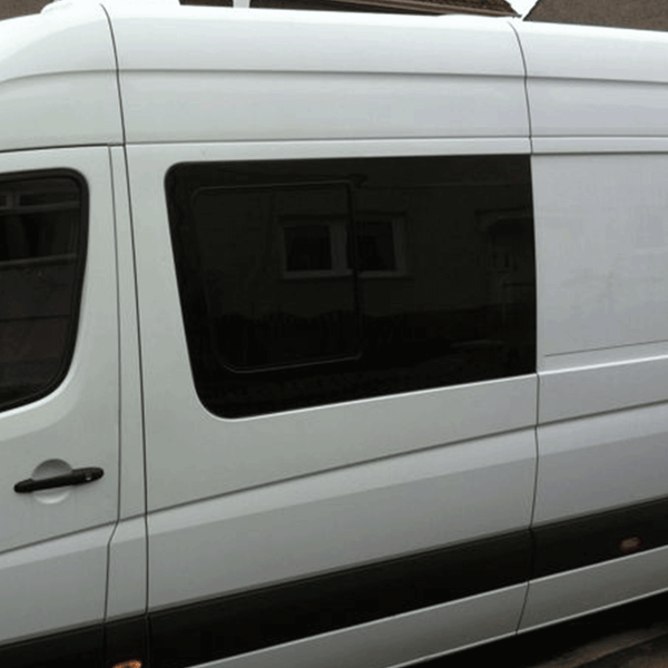 For Mercedes Dodge Sprinter MK3 Side Sliding Window Tinted/Limo Glass, Motorhomes, Campervan, MWB, LWB, XLWB, (2006 - onwards)