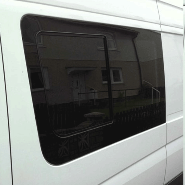 For Volkswagen Crafter MK3 Side Sliding Window Genuine Tinted/Limo Glass, Dark, MWB, LWB, XLWB (2006 - 2017)