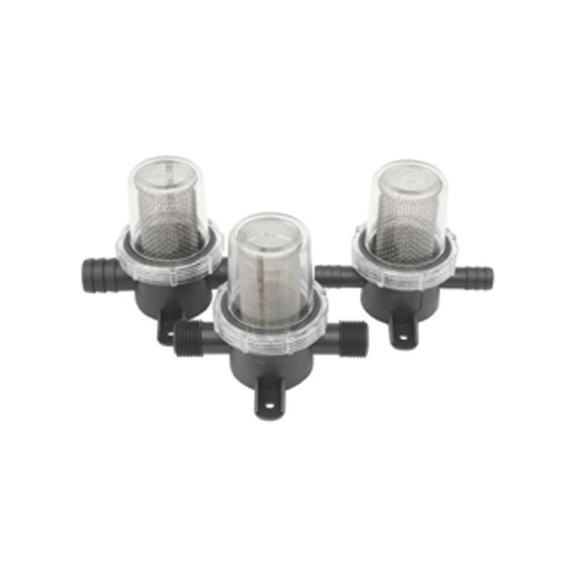 Strainer In-line S.S. Large Mesh Filter for 12mm Hose | 4Boats