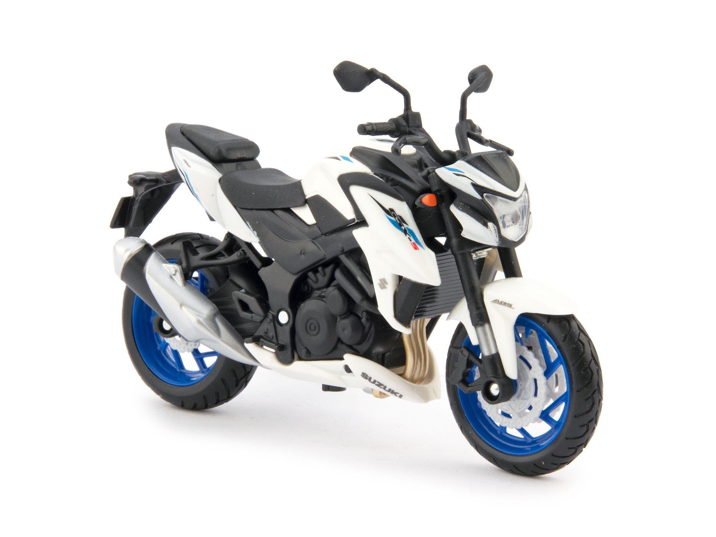 Suzuki GSX-S750 ABS white - 1:18 Scale Motorbike Model