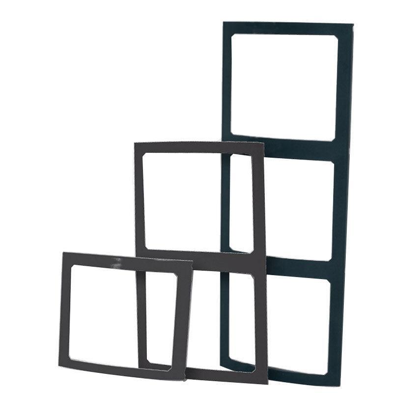 Switch Panel Frame Double 18.5×10 cm Black | 4Boats