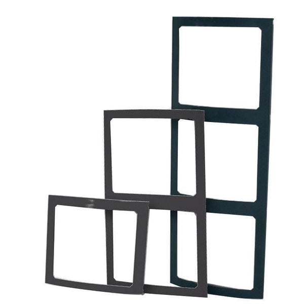 Switch Panel Frame Double 18.5×10 cm Black | 4Boats