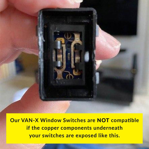 For VW T5.1 Electric Window Switch Caps Interior Styling