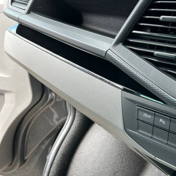 For VW T6.1 Transporter Dashboard Upgrade – 4-Piece Gloss Lower Dash Trim Set