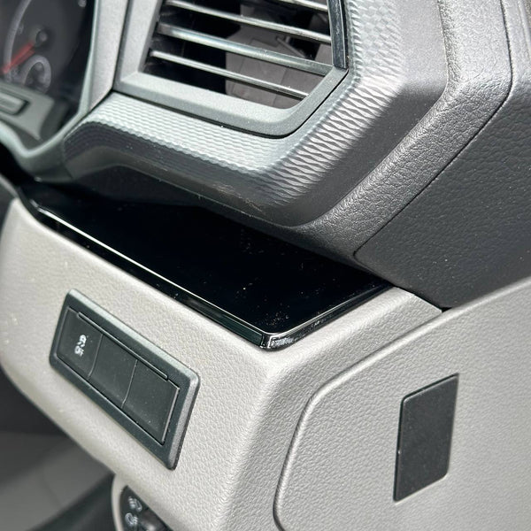 For VW T6.1 Transporter Dashboard Upgrade – 4-Piece Gloss Lower Dash Trim Set