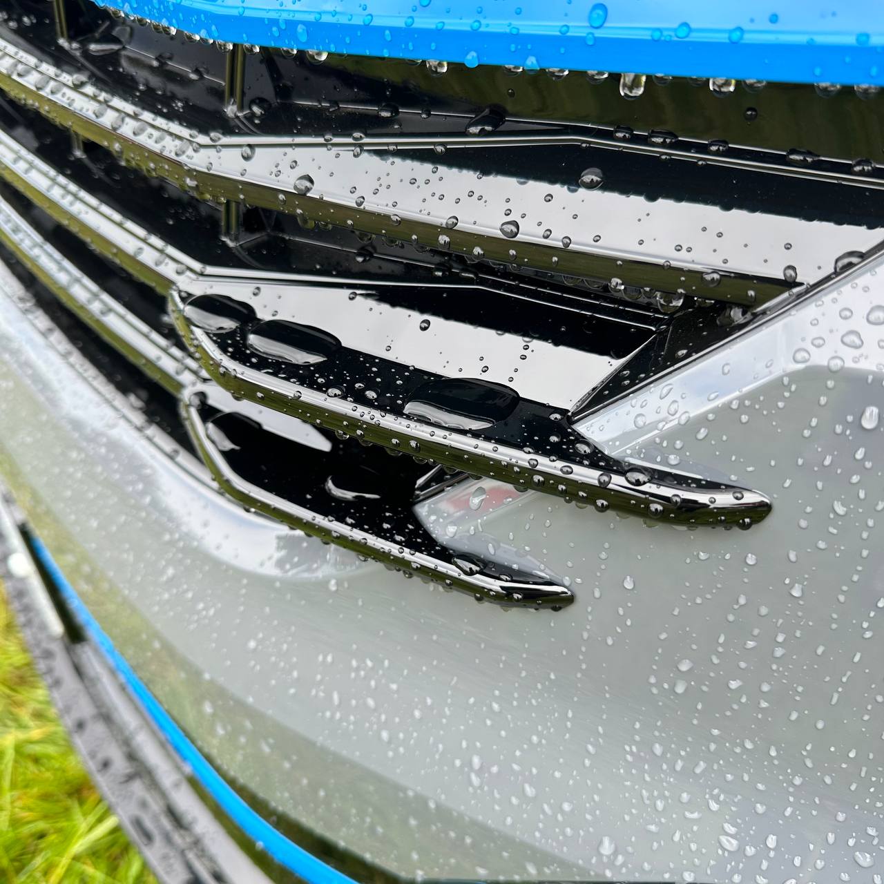 For VW T6.1 Front Grille Side Fins – Gloss Black Finish (Set of 4) | Van-X Styling Upgrade