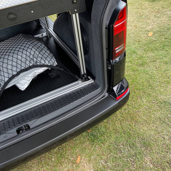For VW T5, T5.1 V3 Tailgate Rear Threshold Cover Campervan Conversion Parts Including Screws and Caps