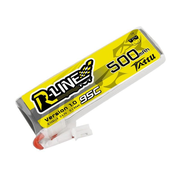 Tattu R-Line 500mAh 3.7V 1S1P 95C Lipo Battery