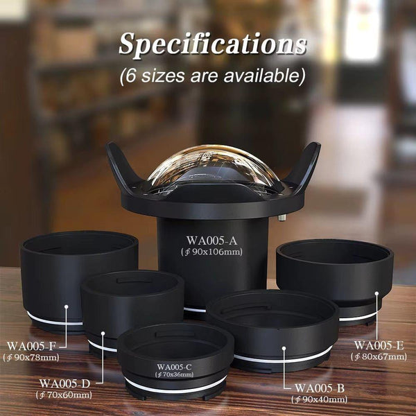 SeaFrogs 6-Inch Glass Dome Port