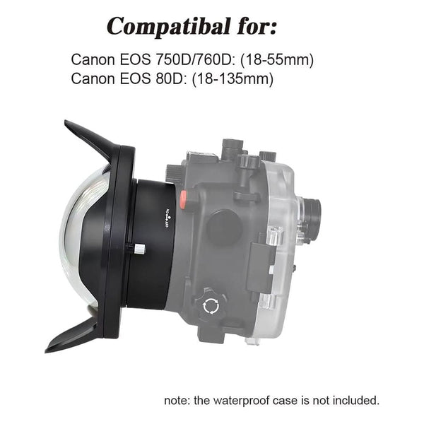 SeaFrogs 6-Inch Glass Dome Port