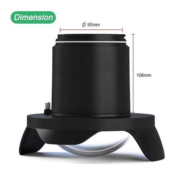 SeaFrogs 6-Inch Glass Dome Port