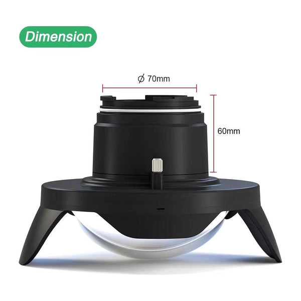 SeaFrogs 6-Inch Glass Dome Port