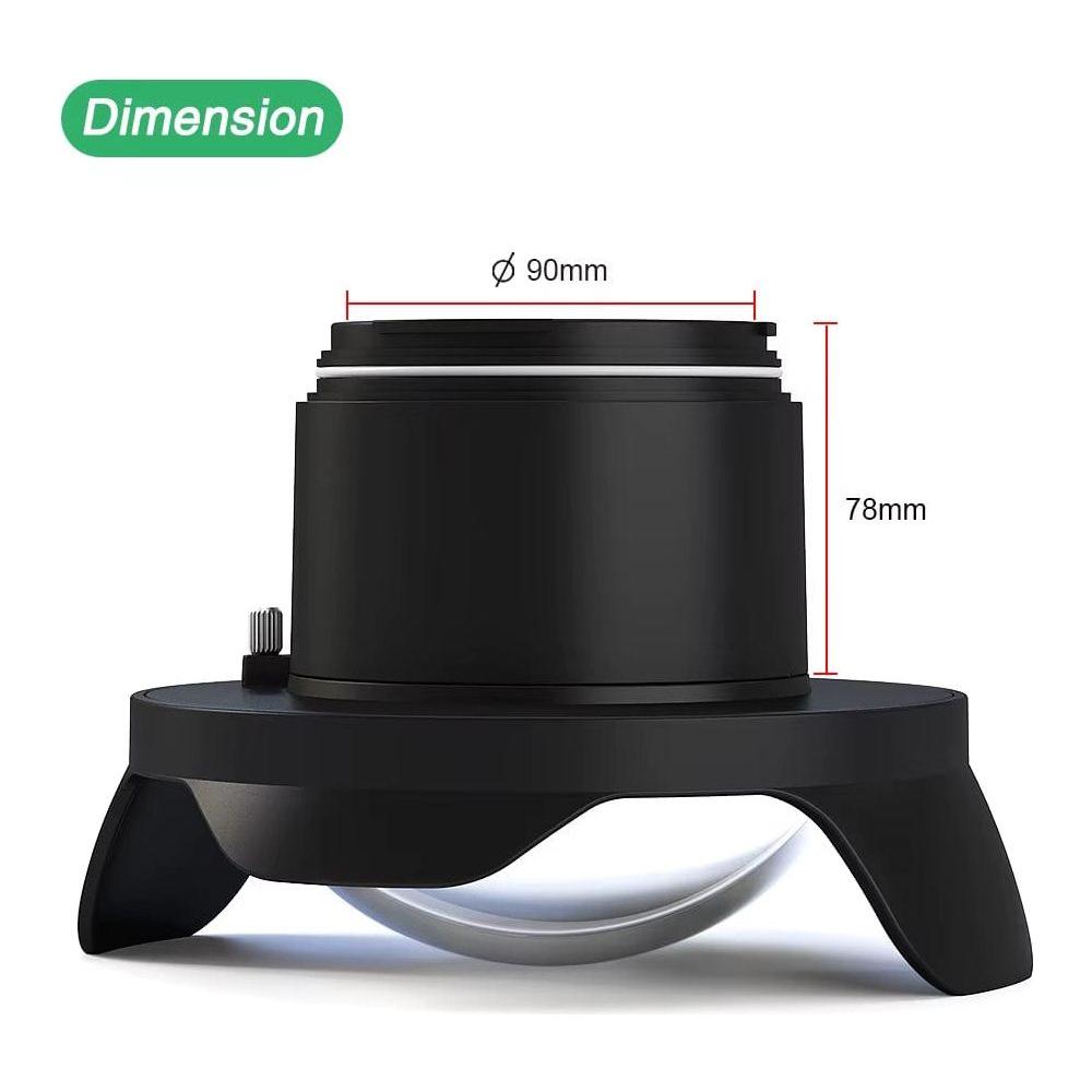 SeaFrogs 6-Inch Glass Dome Port