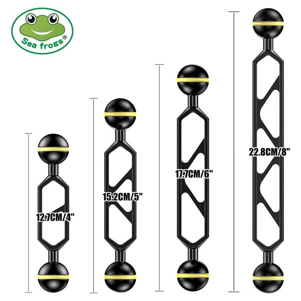 Seafrogs Essential Diving Photography Equipment Dual Ball Joint Arm Lighting System Combination Accessory Anlge Adjustable