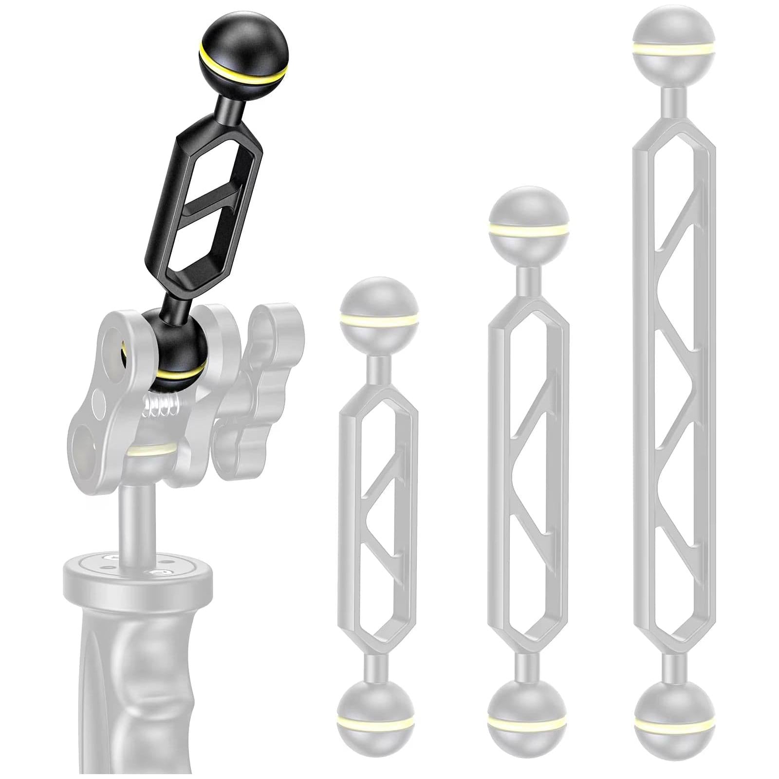 Seafrogs Essential Diving Photography Equipment Dual Ball Joint Arm Lighting System Combination Accessory Anlge Adjustable