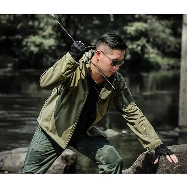 Soft Shell Jacket - Windbreaker / Fleece Lined