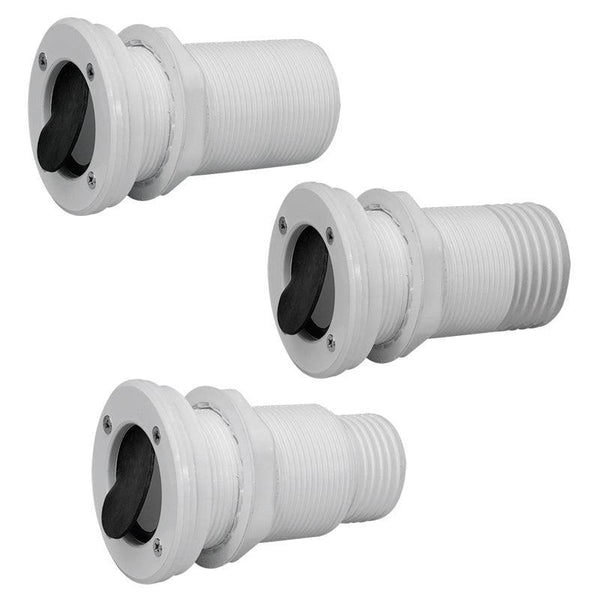 Thru-Hull 55mm Non-Return Valve for 50mm Hose, White | 4Boats