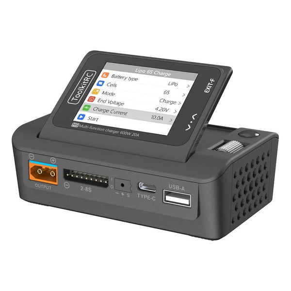 ToolkitRC M9 600W 20A 1-8S Multi-Function DC Smart Balance Charger w/ Voice Alerts