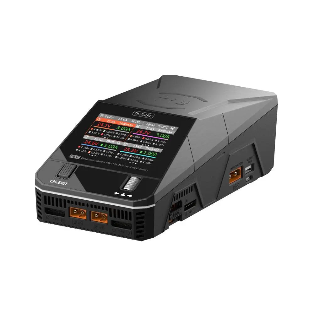 ToolkitRC Q6AC 4 Channel AC/DC Charger