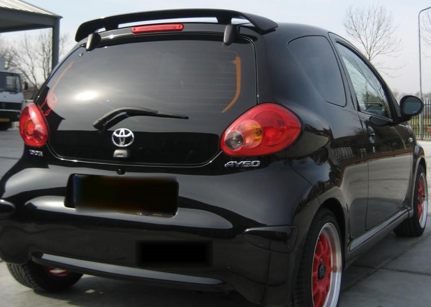 DS Toyota Aygo Spoiler 2005-2015 Rear Wing Boot Tail Spoiler