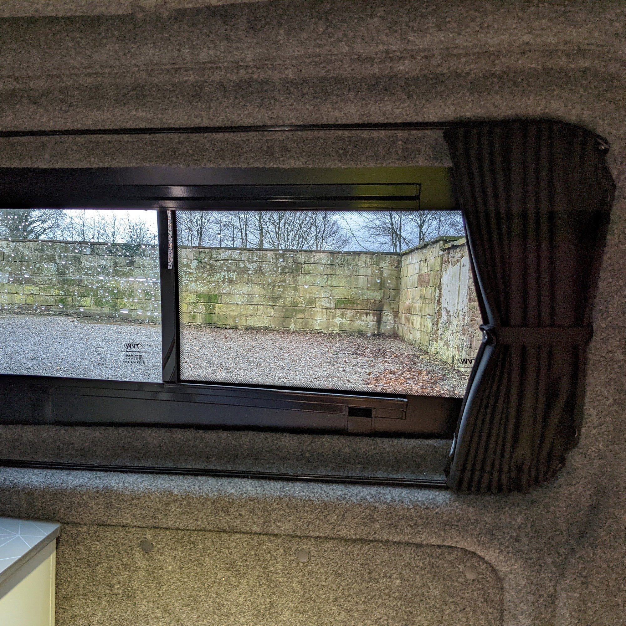 For Ford Transit Custom Premium Window Curtains - Black/Black - CREATE YOUR OWN BUNDLE | Van-X