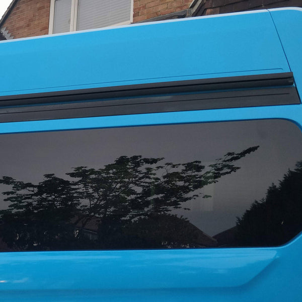 For Transit Custom High-Roof Black Awning Rail –Ideal for Campervan Drive-Away Awnings & Reimo Compatibility