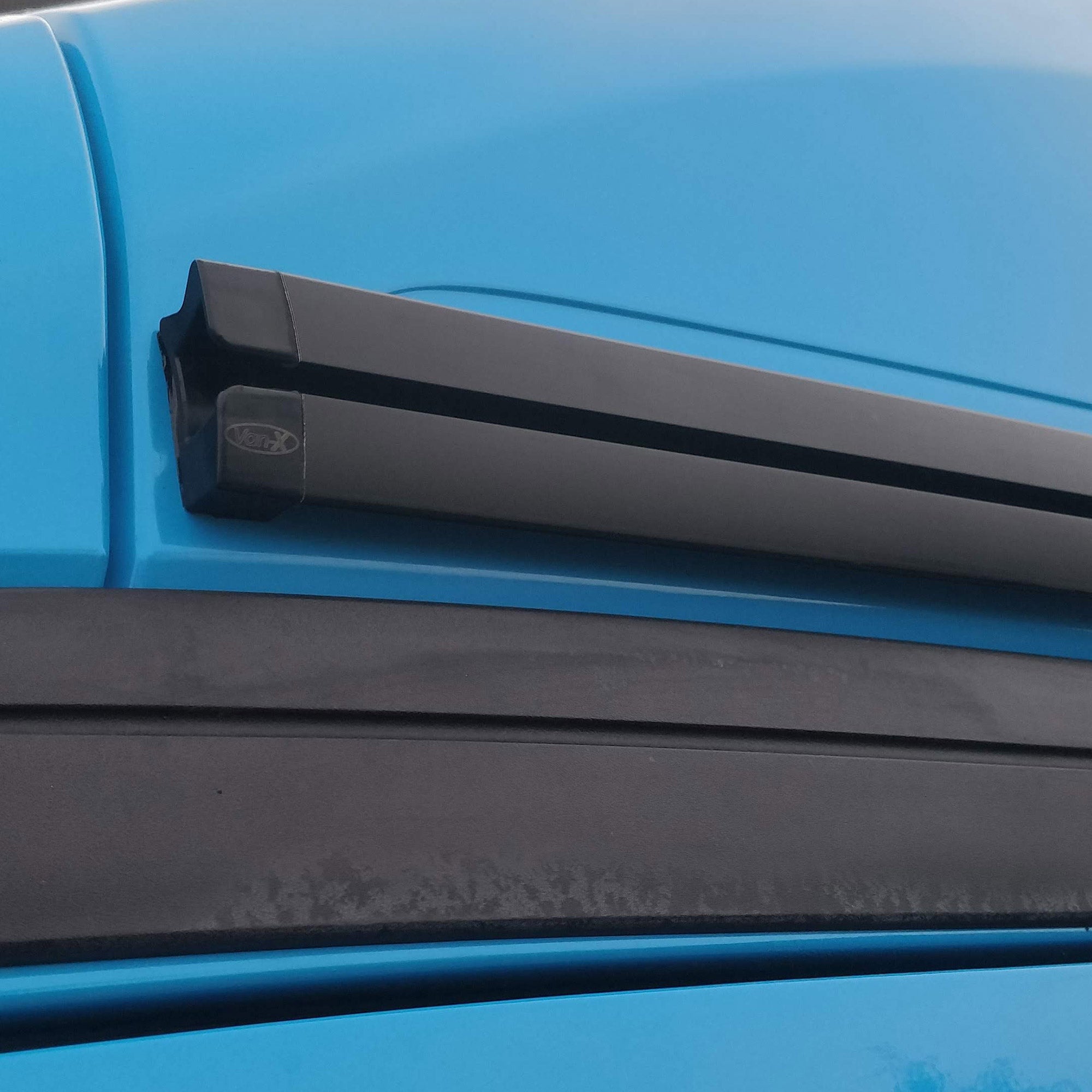 For Transit Custom High-Roof Black Awning Rail –Ideal for Campervan Drive-Away Awnings & Reimo Compatibility