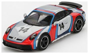 Porsche 911 Dakar Rally 1974 Ice Grey Metallic Rally(RHD) 1:64 Scale MINI GT Diecast Model