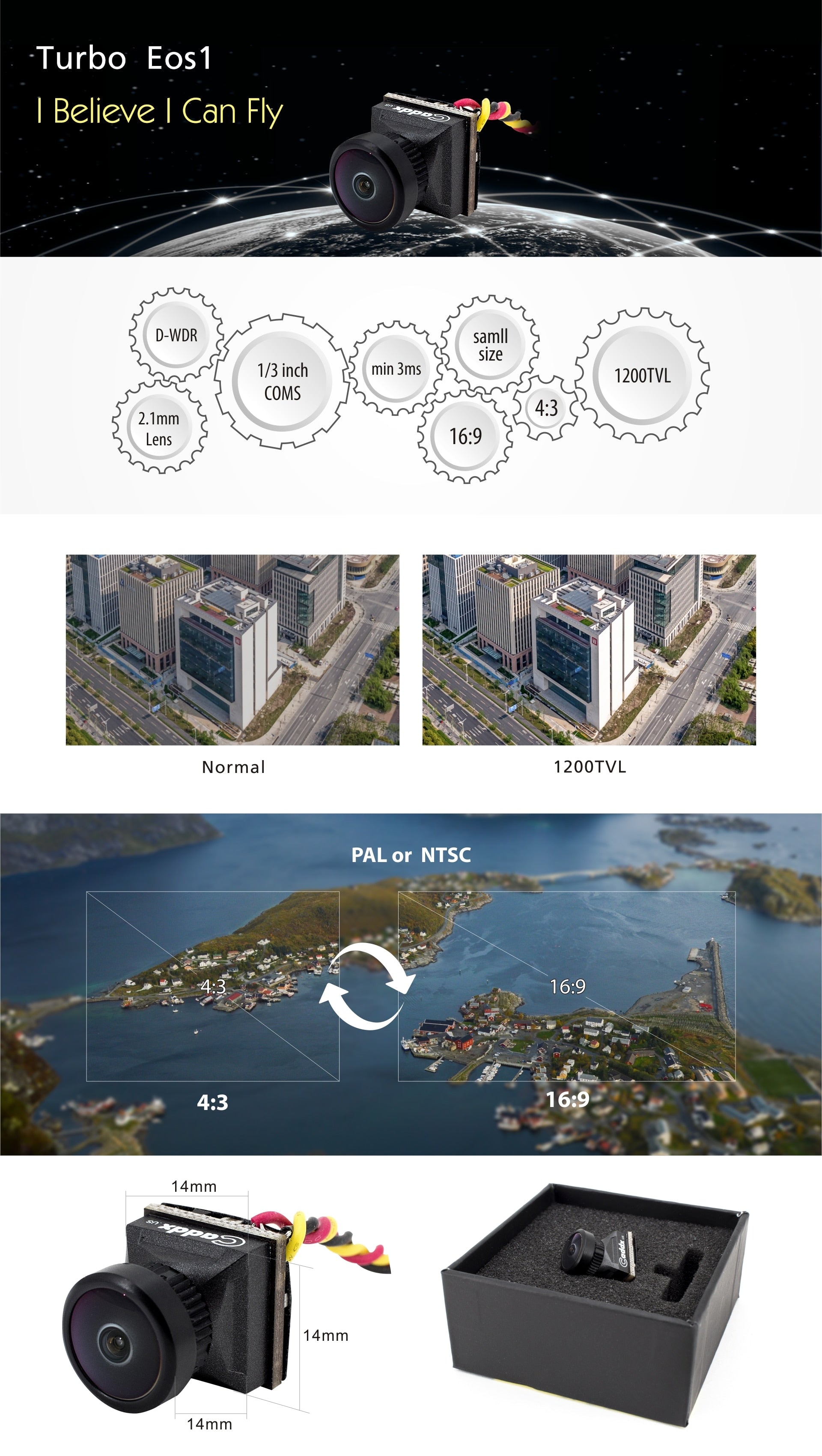 Caddx Turbo EOS 2 FPV Camera