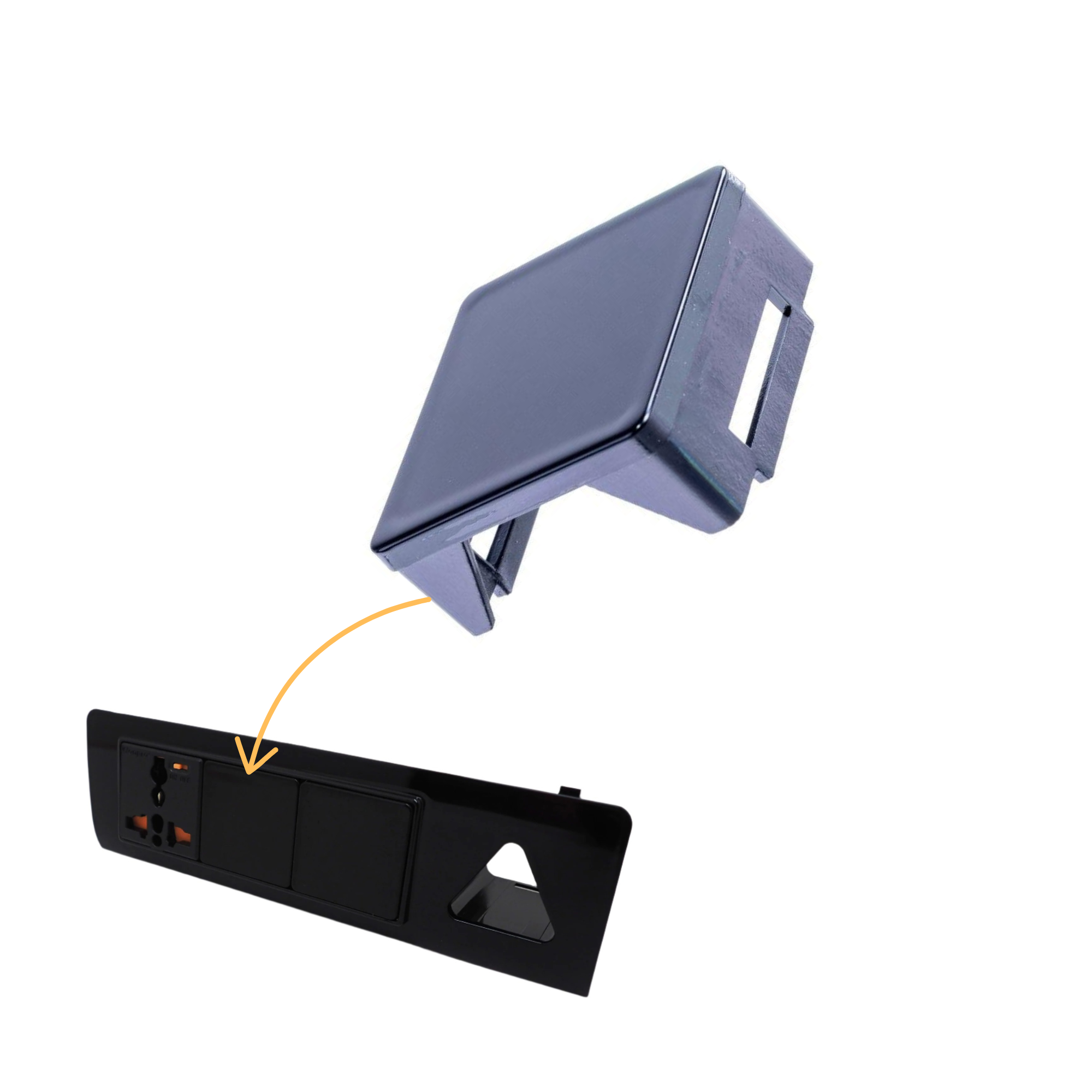 For VW T5 Hazard Switch Blanking Plate – Van-X Dashboard Cover Trim