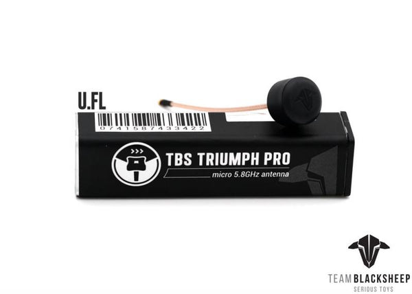 TBS Triumph Pro FPV Antenna RHCP (MMCX, UFL, SMA)