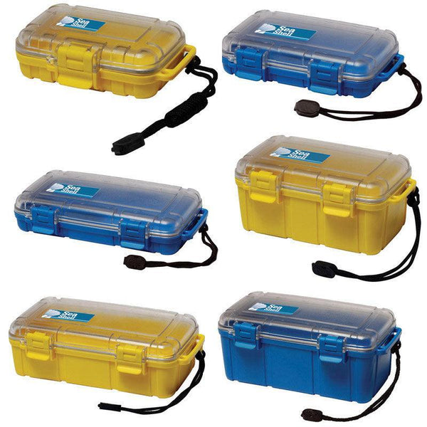 Unbreakable Sea Shell case 224x130x88mm waterproof - blue | 4Boats