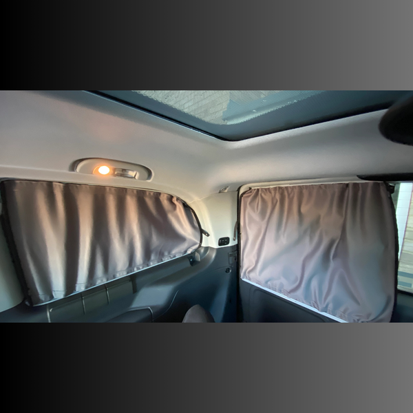For Mercedes Vito MK2 Plastic Interior Premium Window Curtains - Black/Grey - CREATE YOUR OWN BUNDLE! Van-X