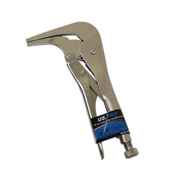 US PRO 10 Inch 90° Long Nose Locking Pliers Mole Grips 5890