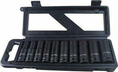 US PRO 10pc 1/2 dr EUROPEAN DIN deep impact sockets metric  B1343