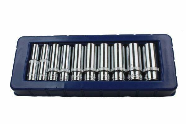 US PRO 10pc 3/8'' DR Deep Sockets Set 10 - 19mm 3237