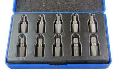 US PRO 10pc Screw extractors Set, Removes Broken Studs Screws 3mm - 11mm 2622