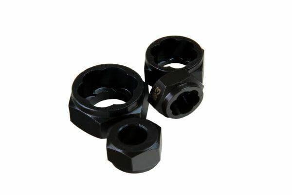 US PRO 11pc Bolt Stud Extractor Set Damaged Heads, Nut Style Sockets 2648