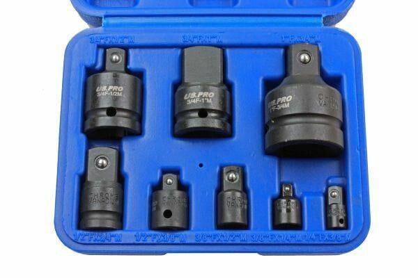 US PRO 11pc Impact Socket Adaptor & Universal Joint Converter Set 1696