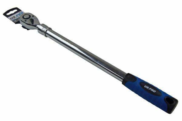 US PRO 1/2" Dr 72 Teeth 18" - 24" Extendable Ratchet 4140