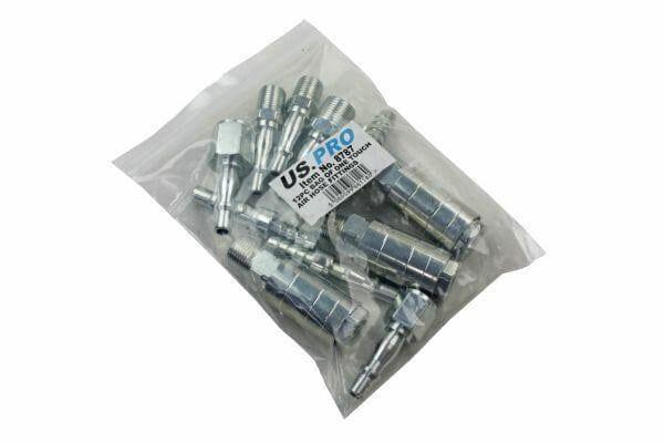 US PRO 12pc One Touch Quick Release Air Hose Fittings Couplings 8787