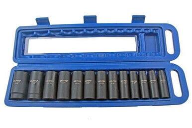 US PRO 13pc 1/2 dr Deep Impact Sockets SAE AF Imperial 12 point Bi-Hex 1485