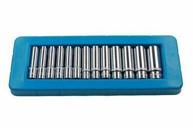 US PRO 13pc 1/4" dr Deep Sockets 4 - 14mm Single Hex 6 Point 1388